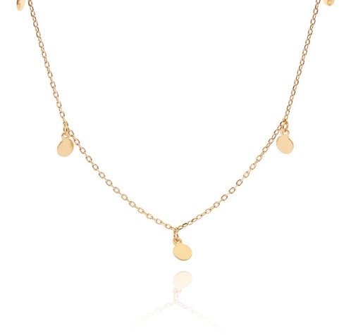 Collier "Multicoin" in gold