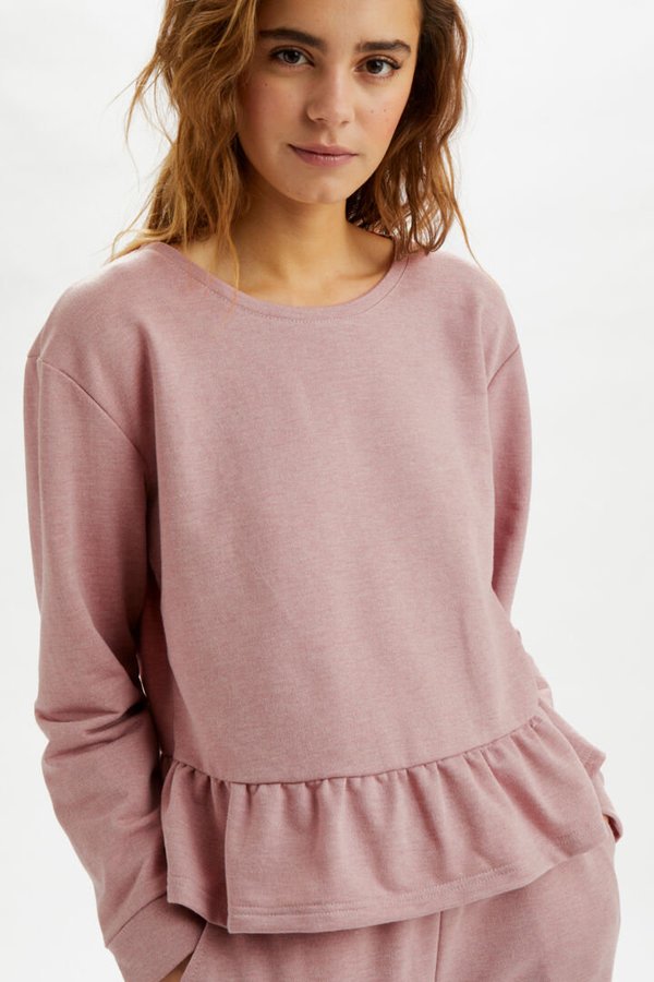 Sweatshirt "Talli" in Rose
